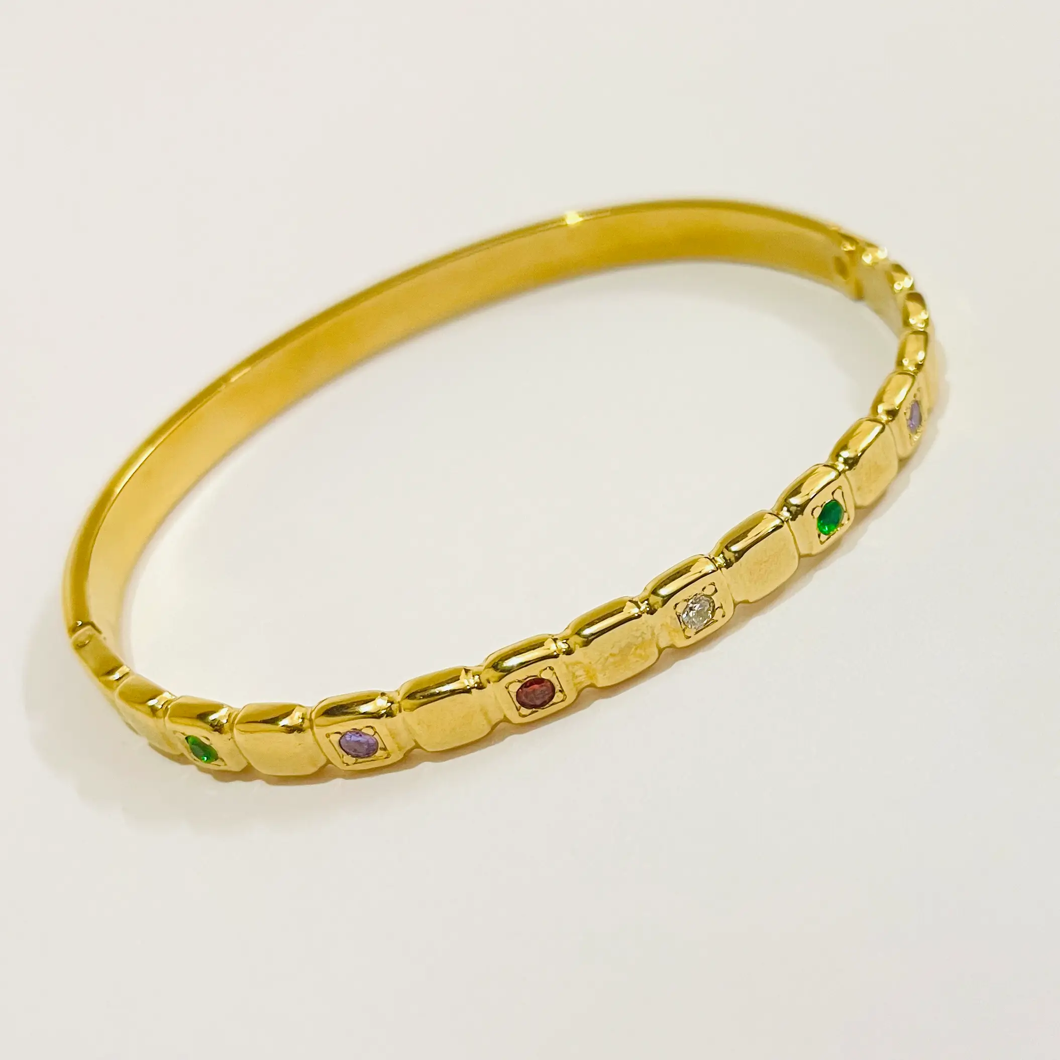 Multi Color Studs Bracelet - Image 2