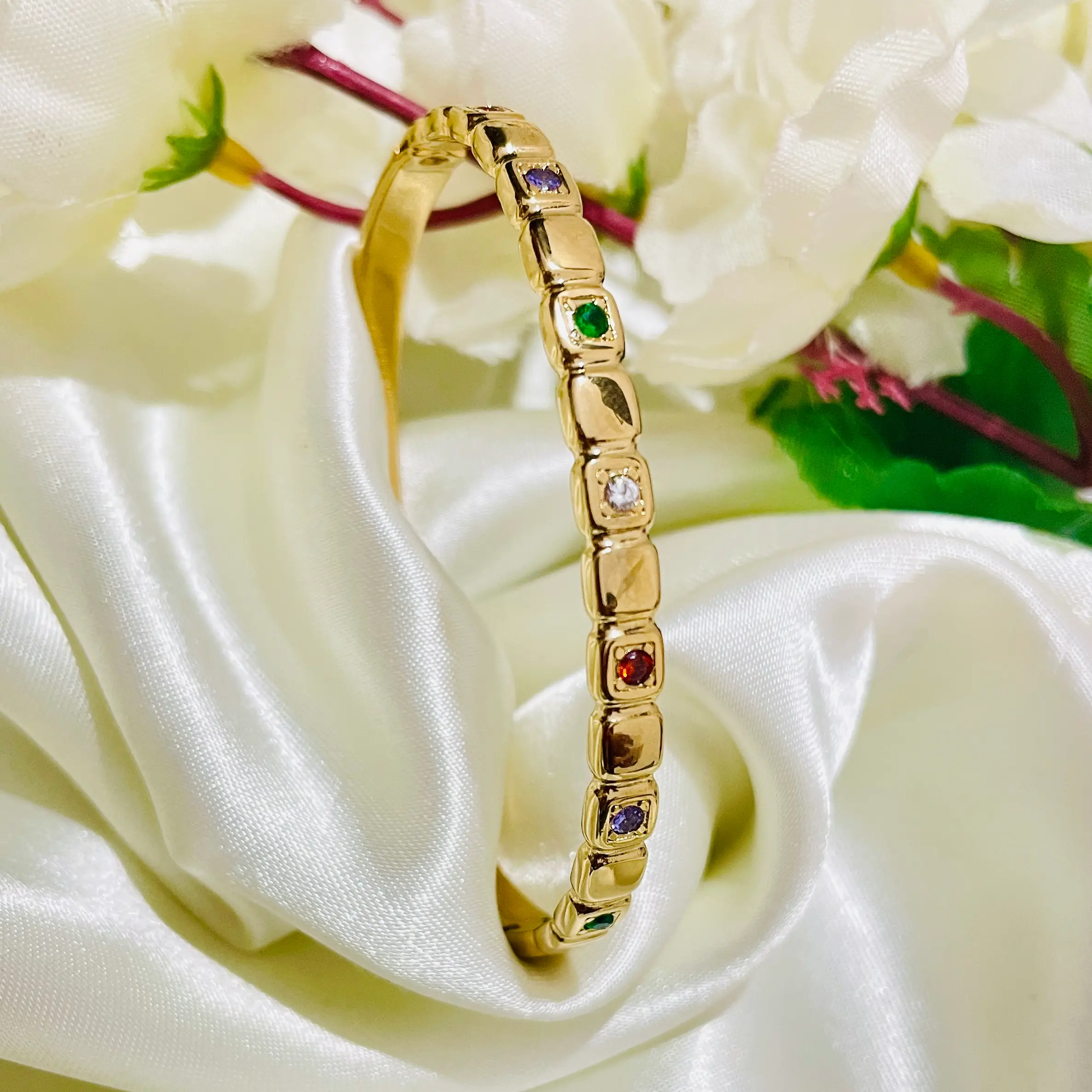 Multi Color Studs Bracelet