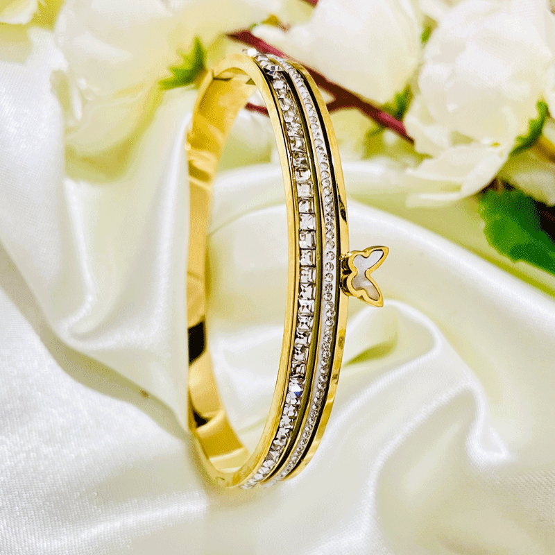 Butterfly on-Studs | Bangle Bracelet