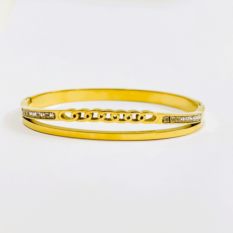 Double Delight Bangle Bracelet - Image 2