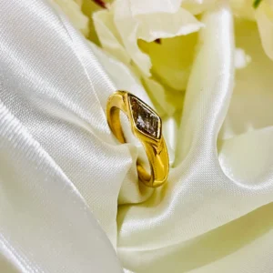 Diamond Cut Solitaire Ring