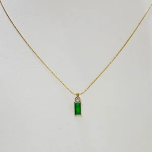 Emerald Green Soft Girl Necklace