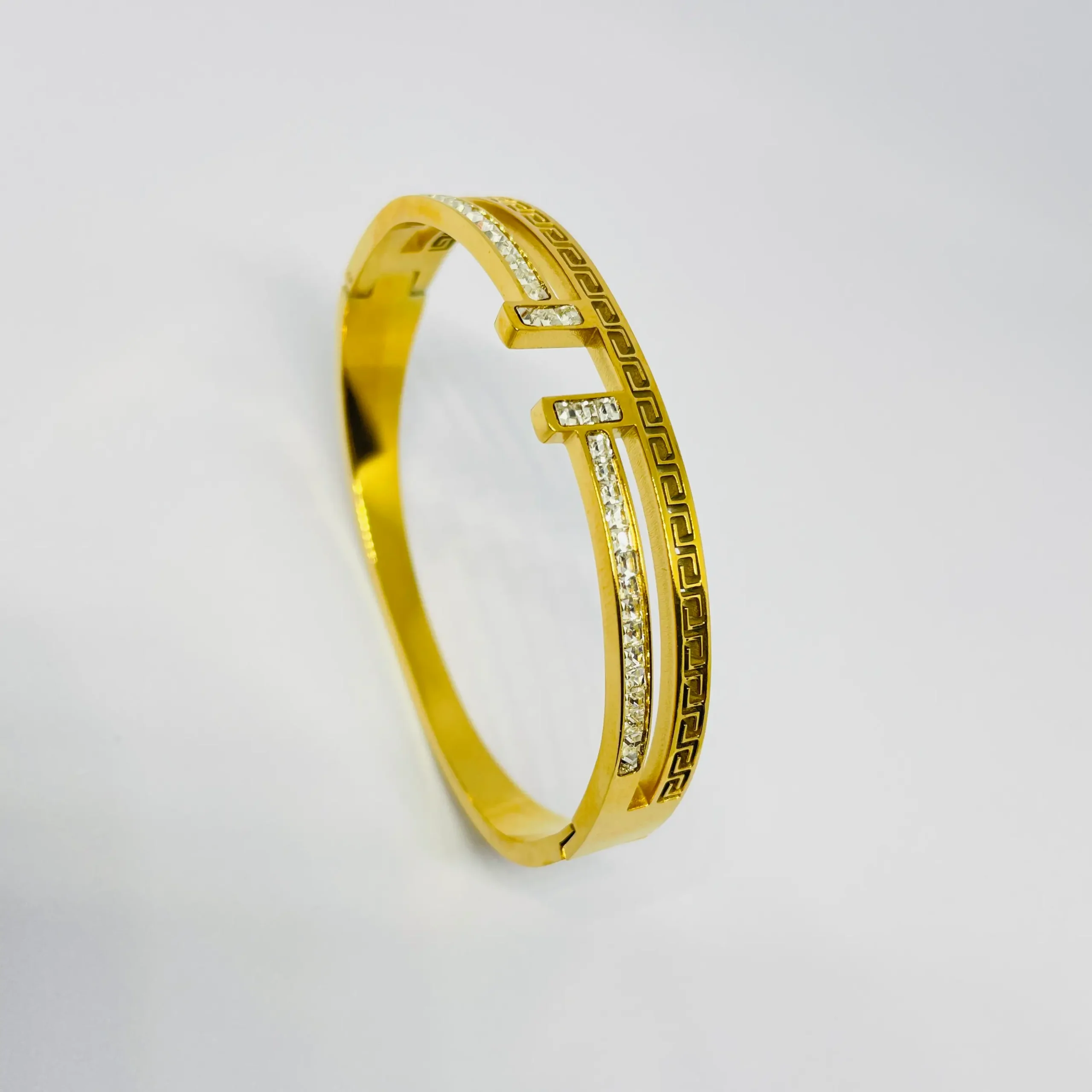 Maze Royale Studded Bangle Bracelet - Image 2