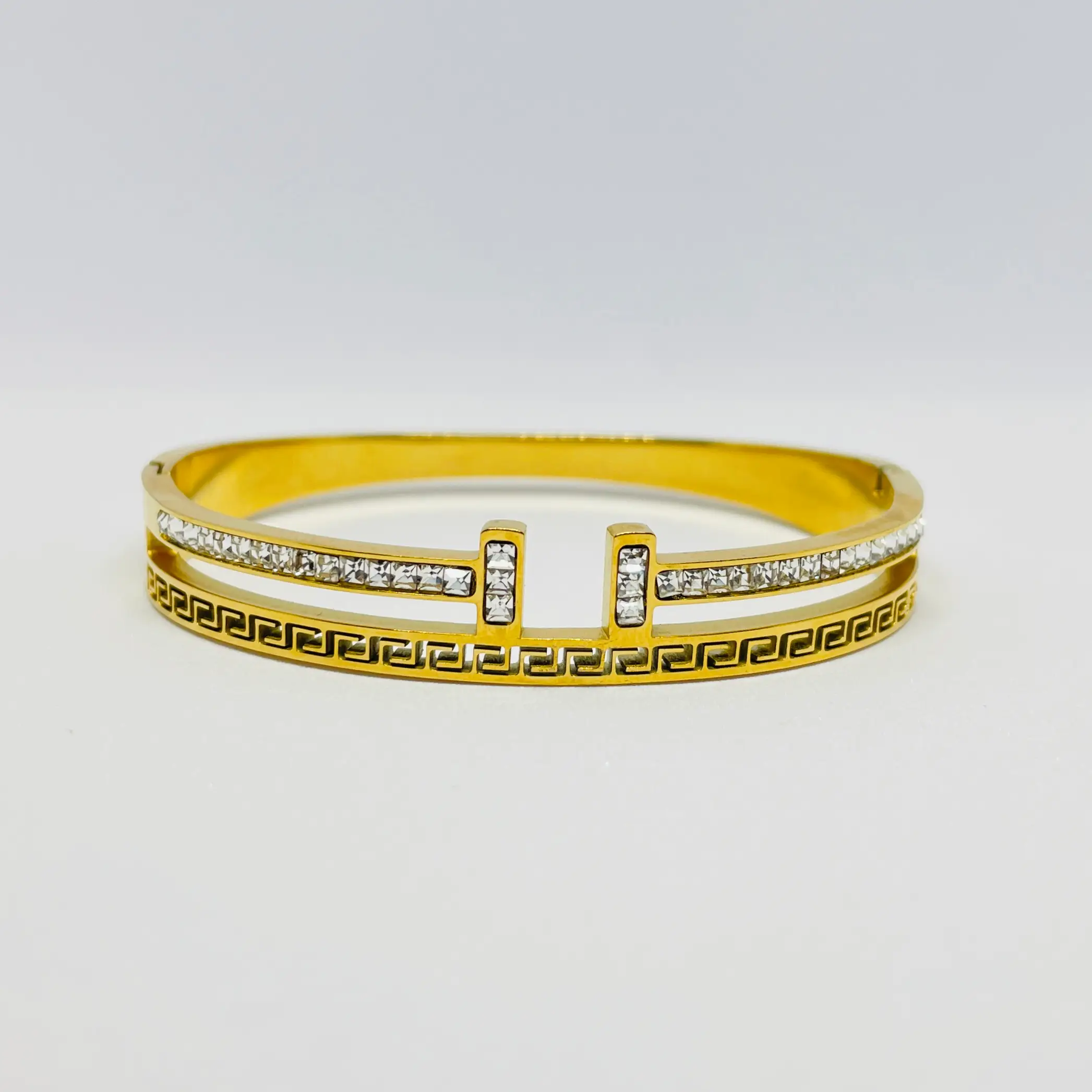 Maze Royale Studded Bangle Bracelet - Image 3