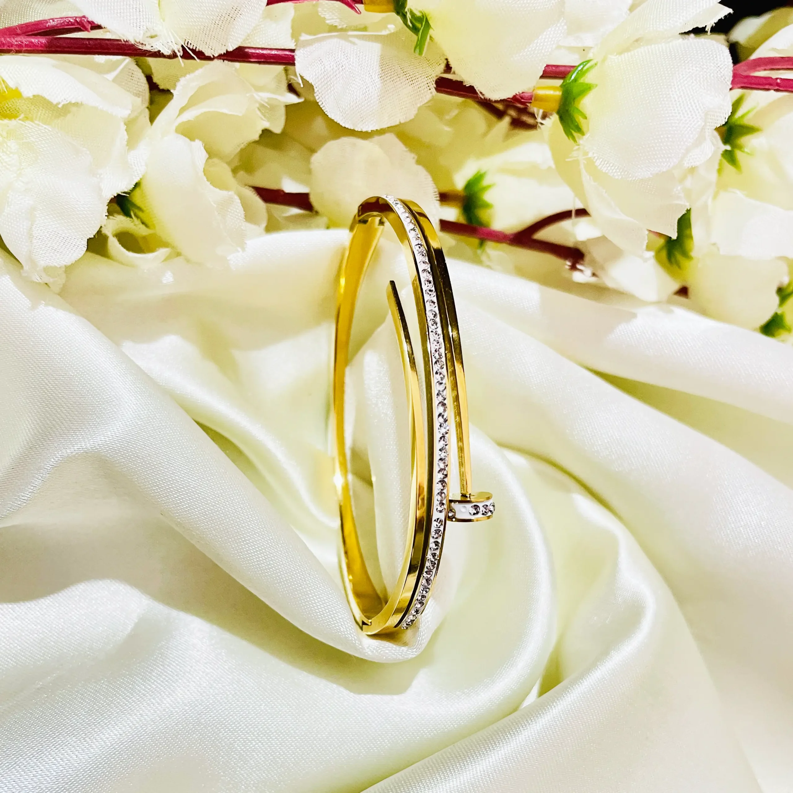 Studded Nail Bangle Bracelet 1.0 - Image 2