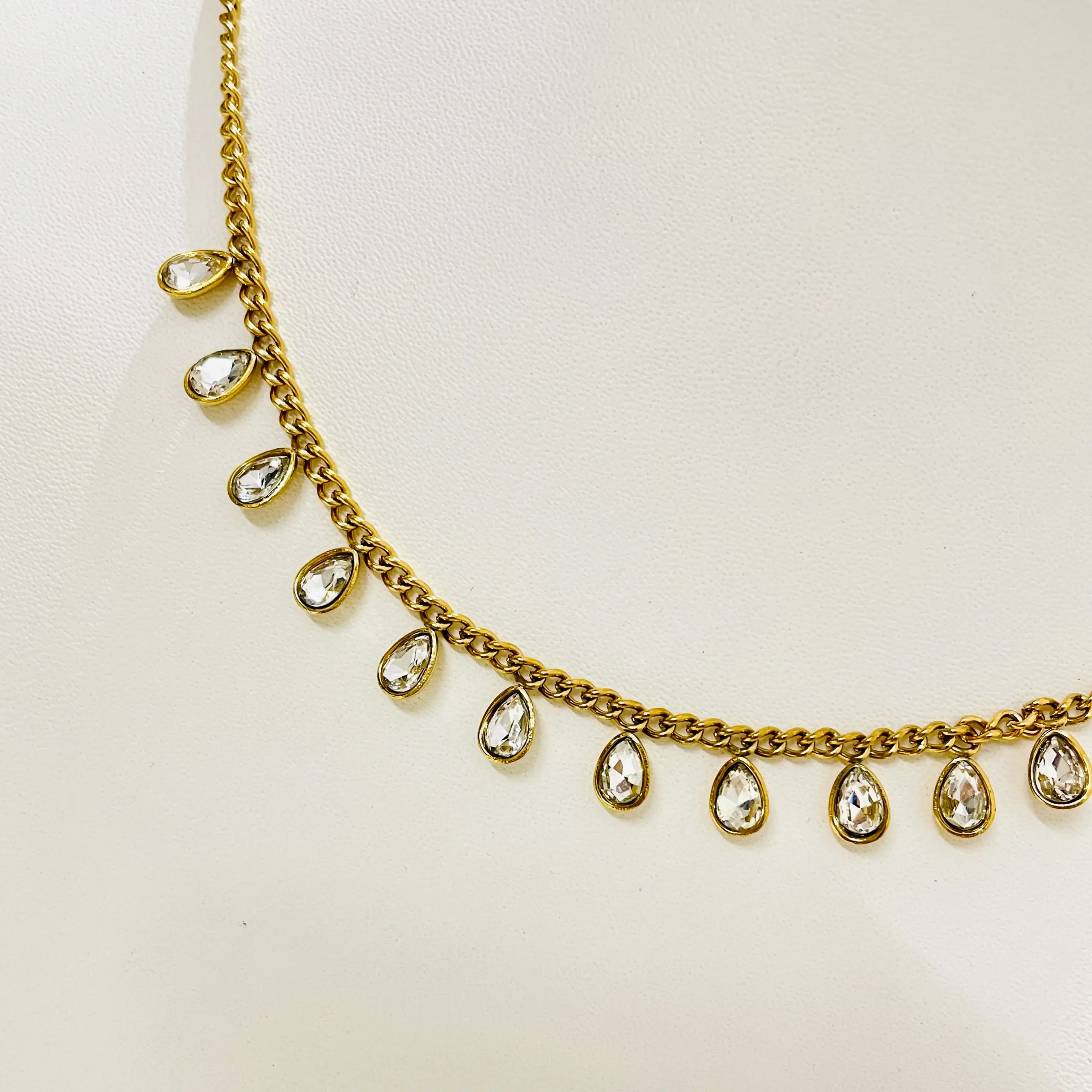 White Drop Necklace - Image 2