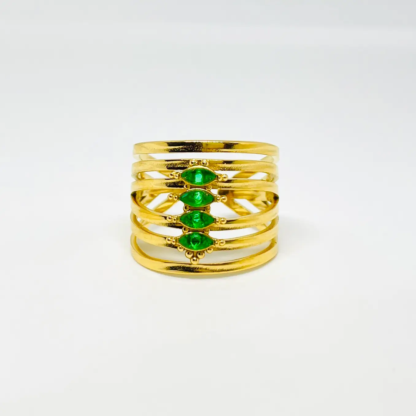 Bold Botanica Golden Ring - Image 2