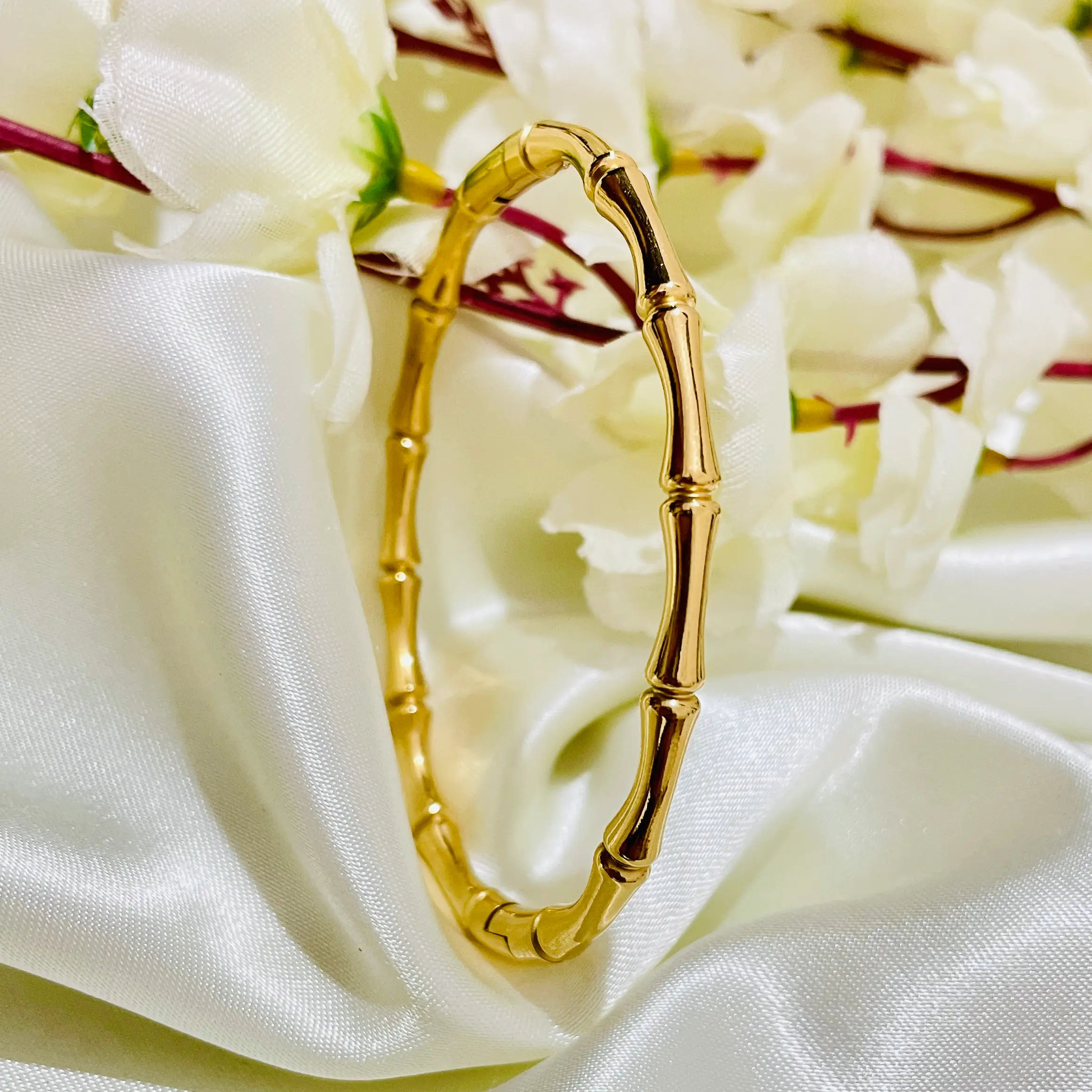 Bamboo Line Bangle Bracelet