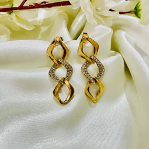 Chain of Gems Anti Tarnish Earrings