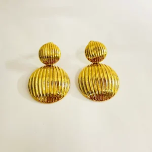 Double Shell Anti Tarnish Earrings