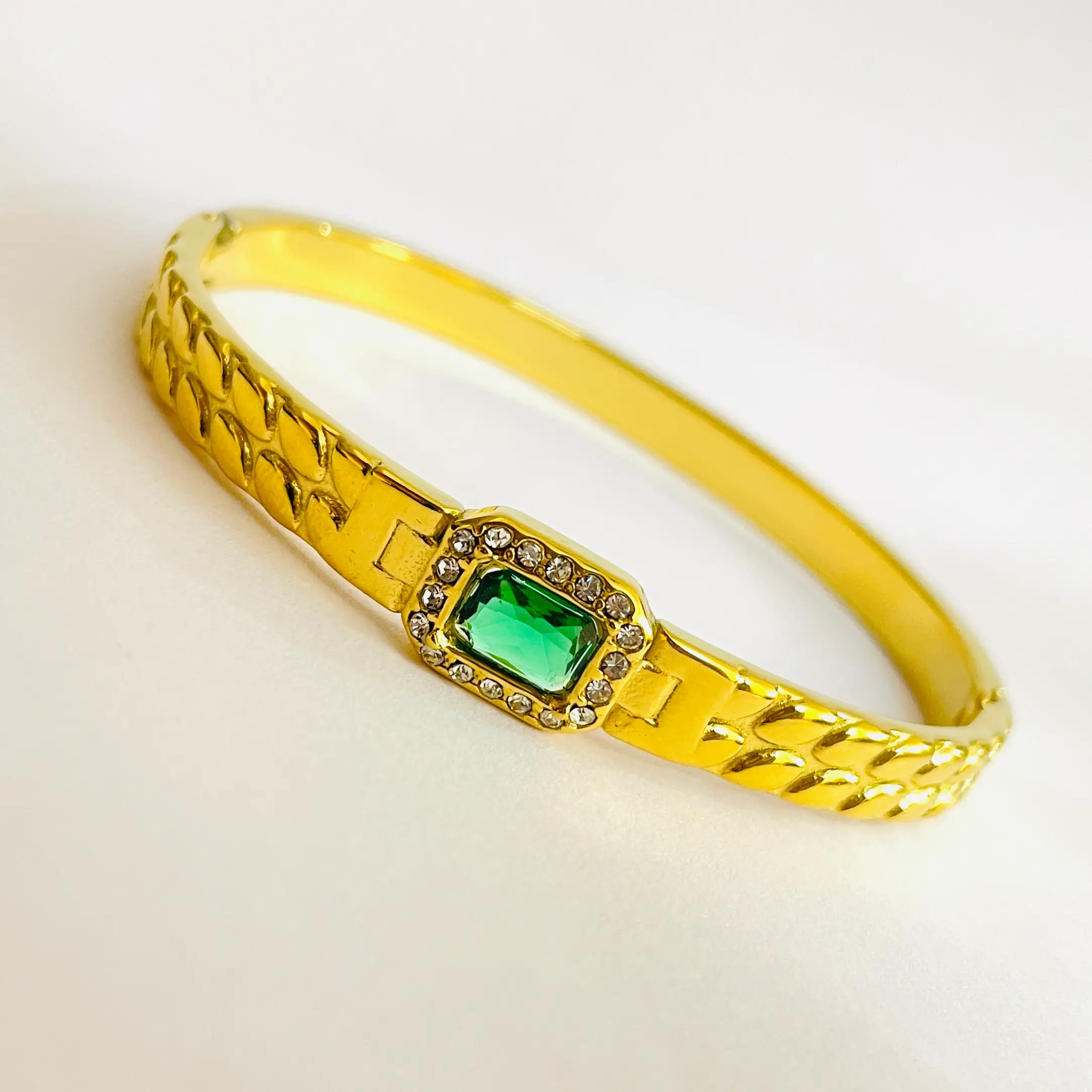 Emerald Green Whisper Bracelet - Image 2