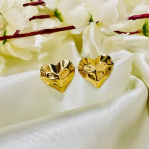 Smiley Heart Anti Tarnish Earring