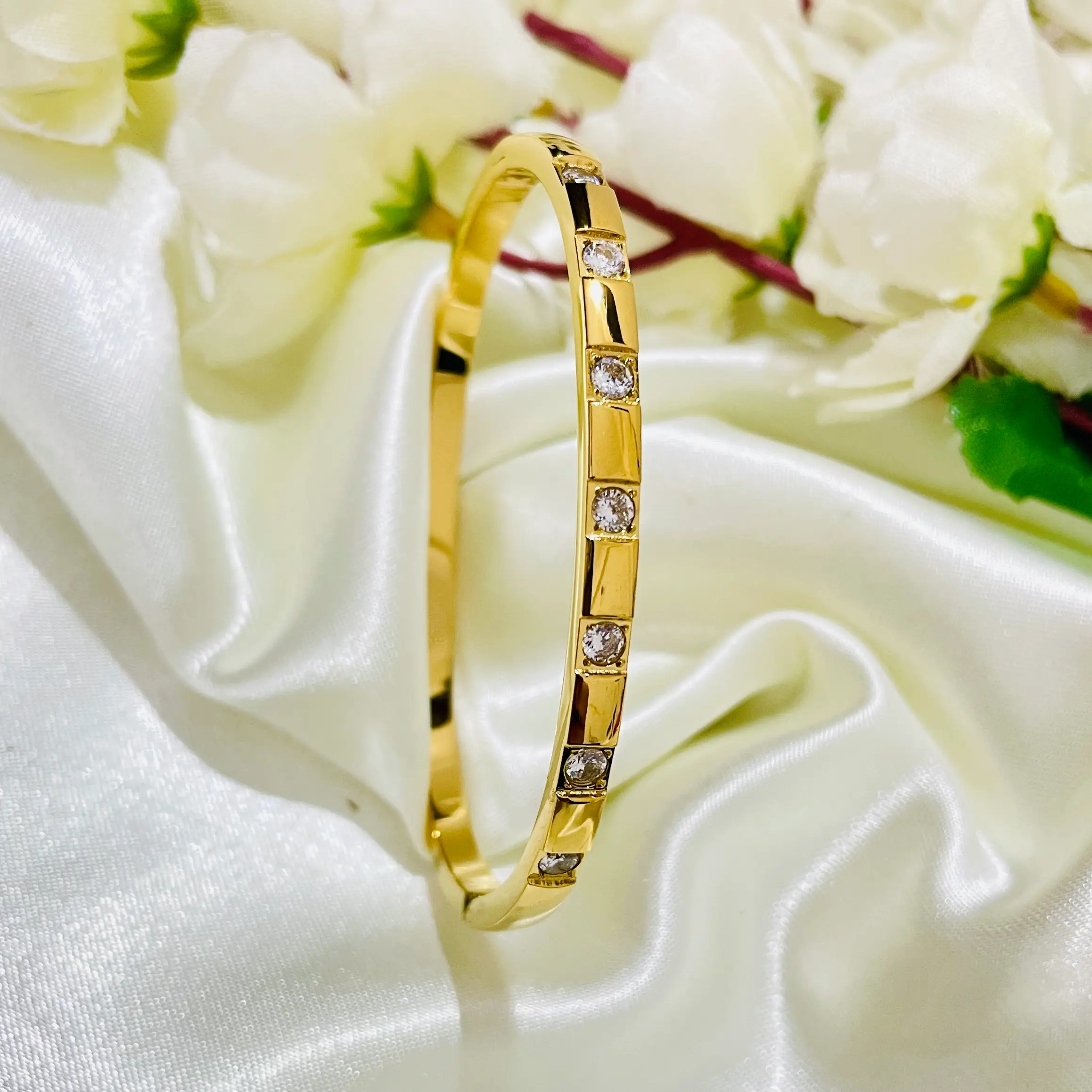 Linea Studded Bangle Bracelet