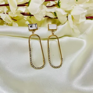 Loop of Gems Anti Tarnish Earrings