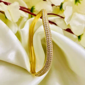 Wavy Luxe Studded Bracelet