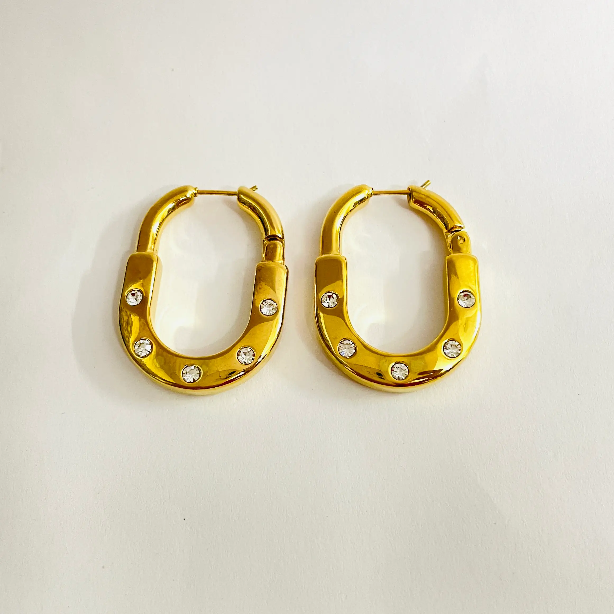Orryn Lock Anti Tarnish Earrings - Image 2