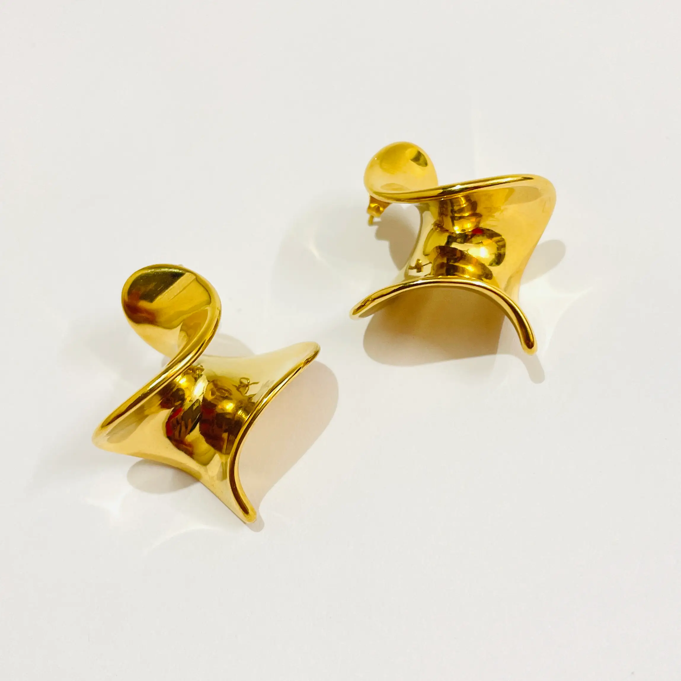 Tornado of Style Anti Tarnish Earrings - Image 2