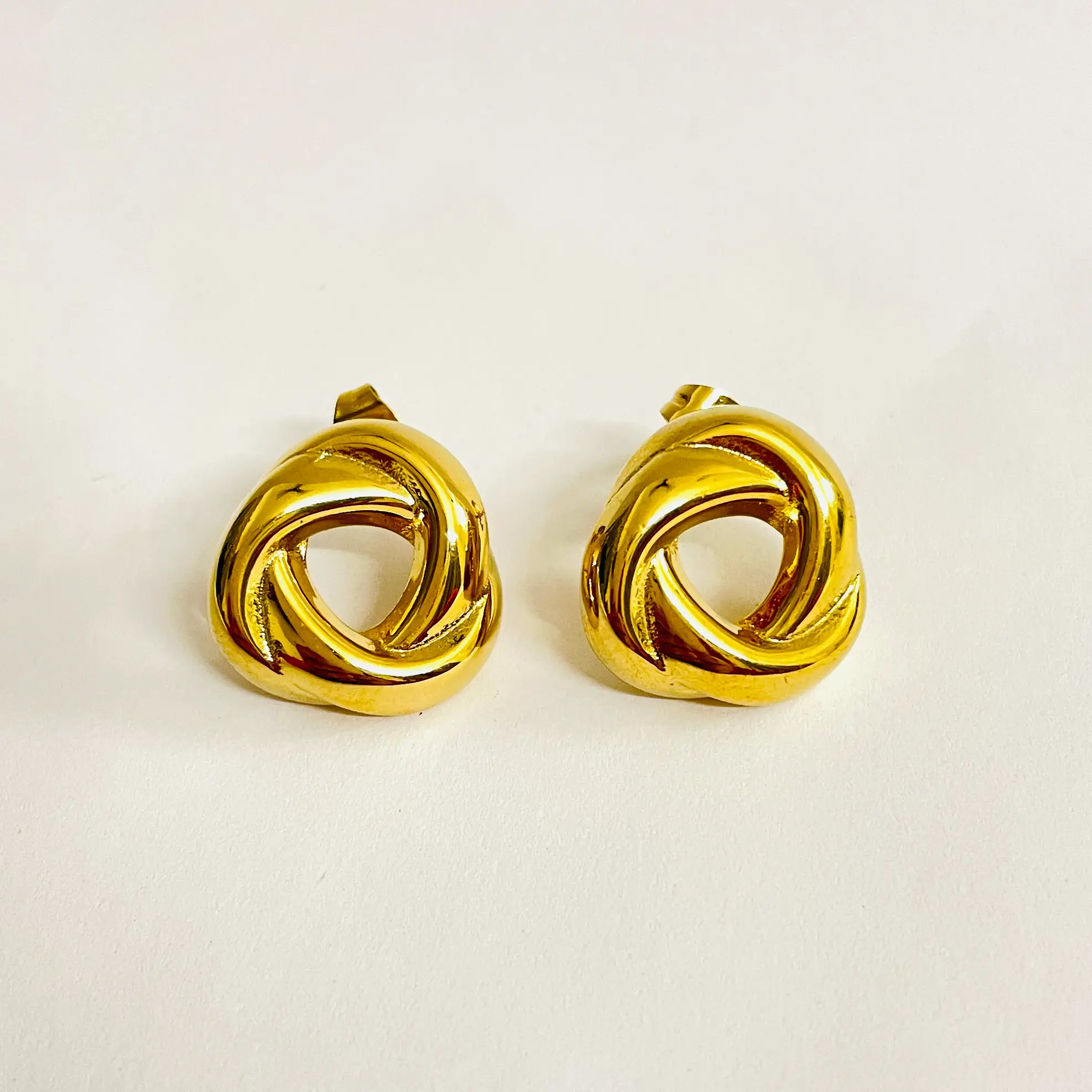 Lunara Twist Anti Tarnish Earrings - Image 2