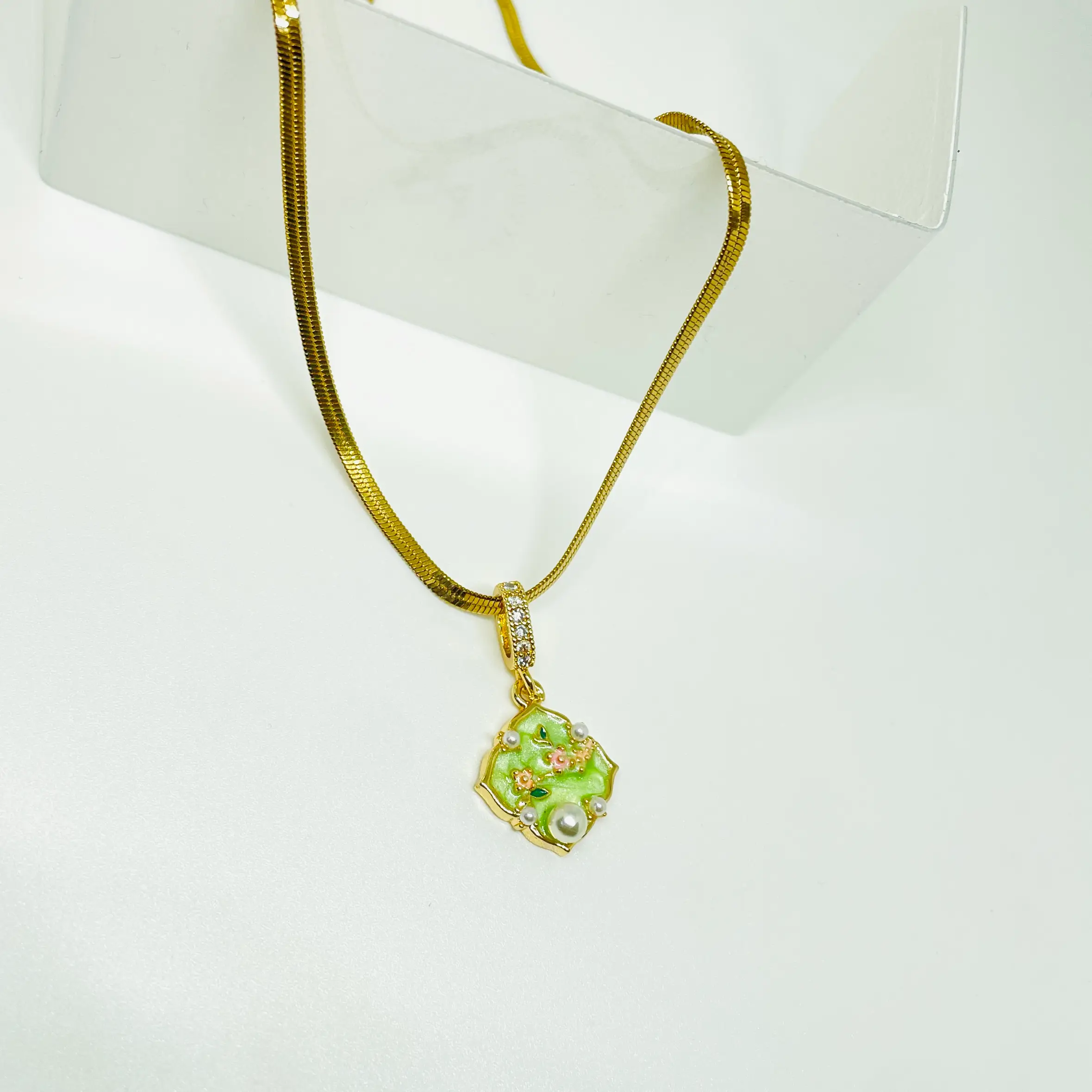 Artisan Glow Enamel Pendant