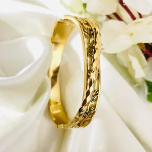 Leafline Bangle Bracelet