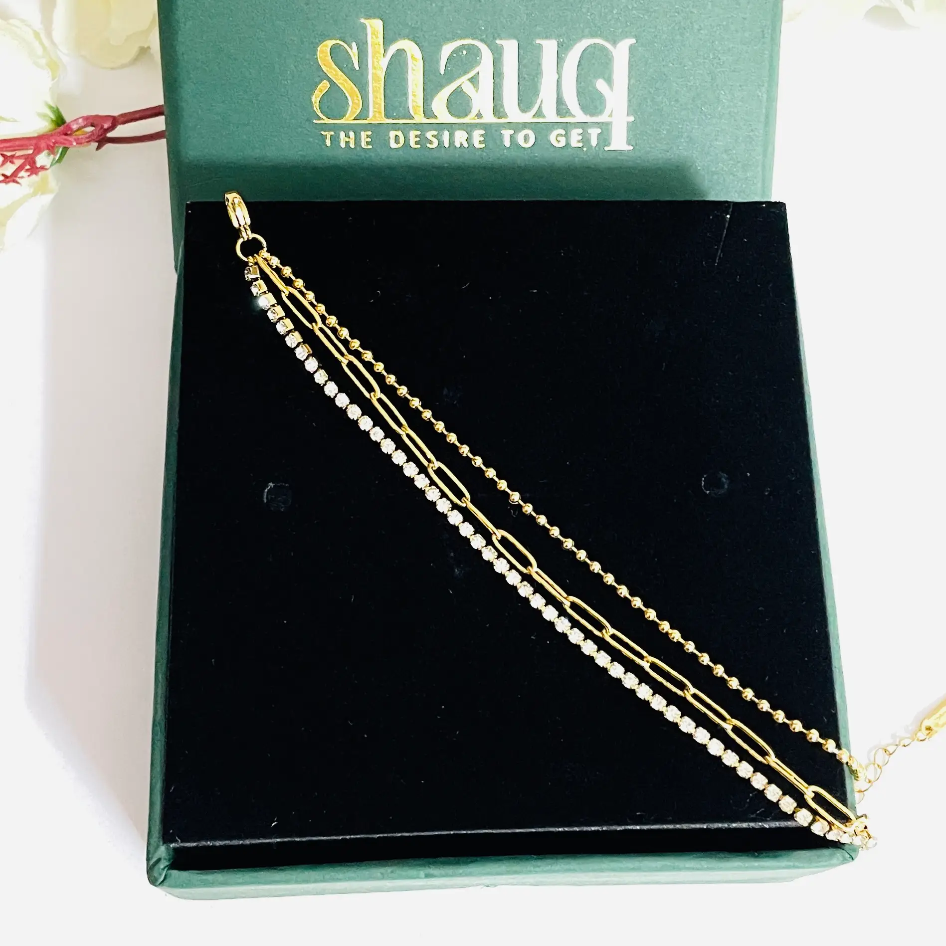 Midnight Spade Chain Bracelet - Image 2