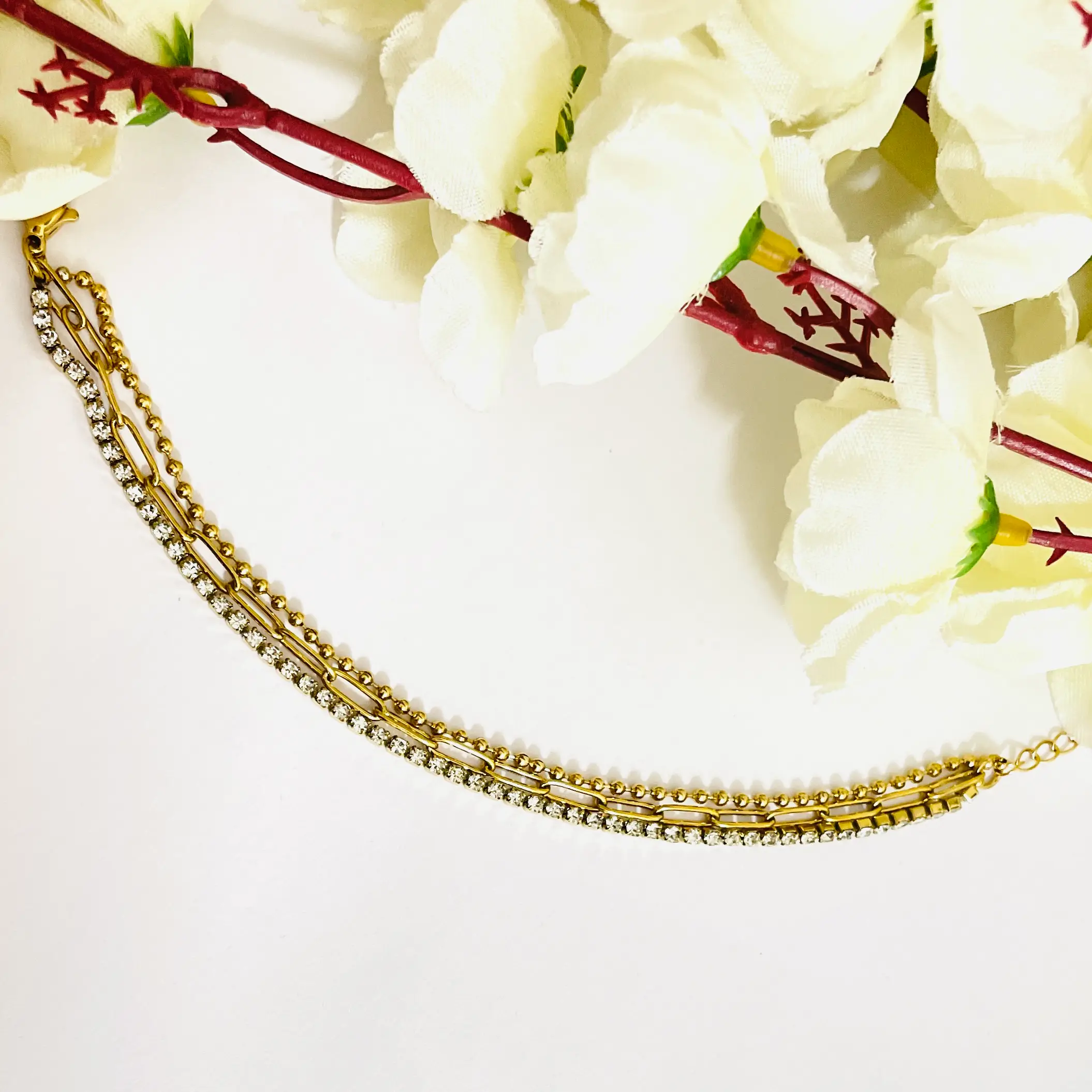 Midnight Spade Chain Bracelet