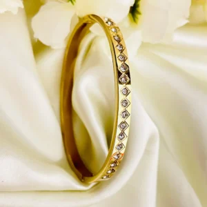 Luna Gold Bangle Bracelet