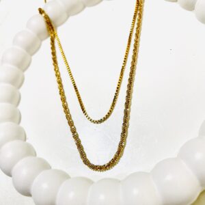 Double Layer Gold Necklace