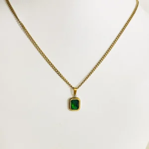 Green Stone Necklace