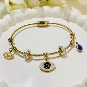 Evil Eye Rose Gold Bracelet 2.0