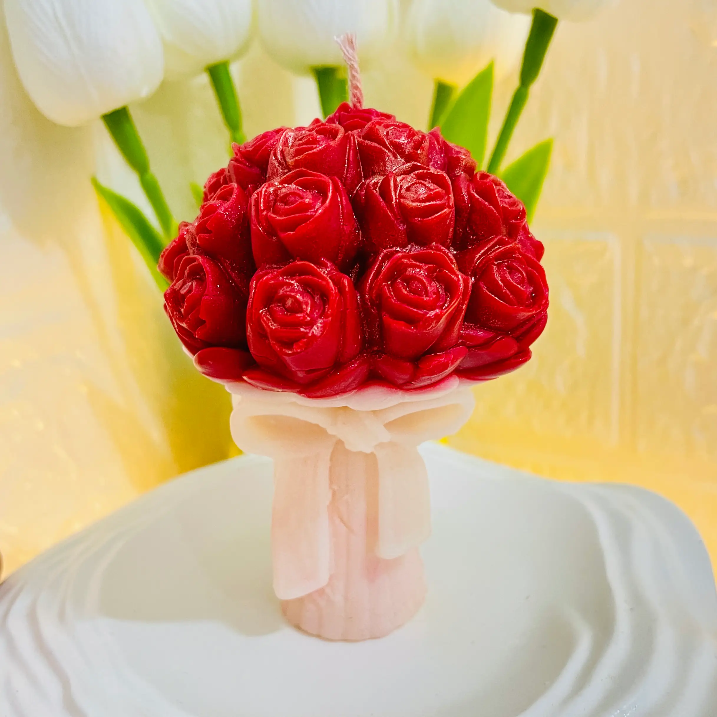 Rose Bouquet Candle