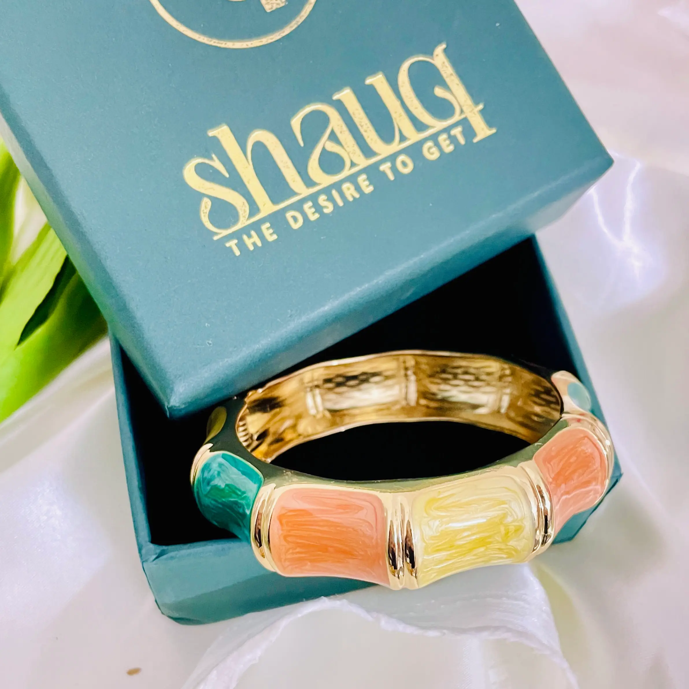 Shahi Noor Enamel Bangle - Image 3